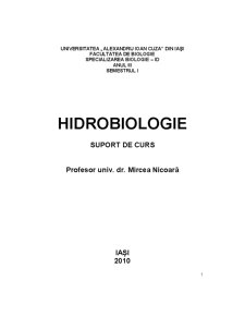 Hidrobiologie - Pagina 1