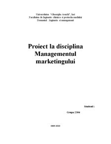 Managementul Marketingului - Stiletto - Pagina 1
