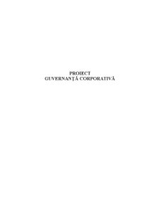 Guvernanță Corporativă - Pagina 1