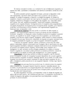 Elemente ale Contractului de Asigurare - Pagina 1