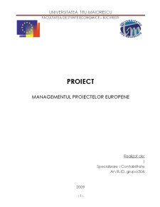 Managementul proiectelor europene - reabilitarea termică a unui imobil - Pagina 1