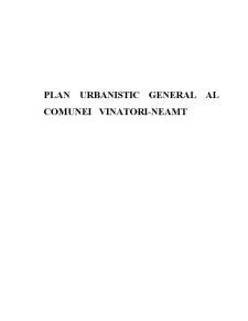 Plan Urbanistic General al Comunei Vinatori-Neamt - Pagina 1