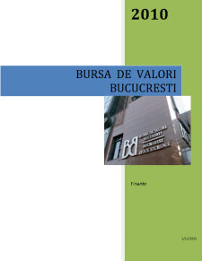 Bursa de Valori București - Pagina 1