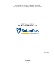 Înființarea firmei - SC Butangas România SA - Pagina 1