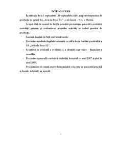 Caracteristica Condițiilor Naturale și Economice ale SA Avicola Roso SL - Pagina 1