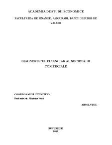 Diagnosticul Financiar al Societății Comerciale - Pagina 2