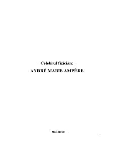 Andre Marie Ampere - Pagina 1