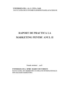 Raport de practică - SC Interfarm SRL Botoșani - Pagina 1