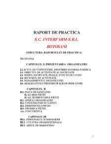 Raport de practică - SC Interfarm SRL Botoșani - Pagina 2