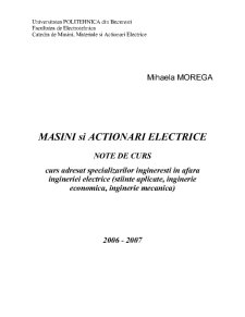 Mașini și acționări electrice - Pagina 1