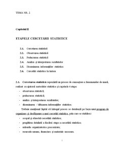 Etapele cercetării statice - Pagina 1