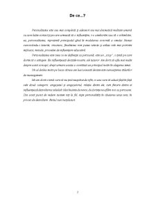 Analiza Privind Personalitatea și Stilul de Management în Cadrul Companiei Orange SA - Pagina 2