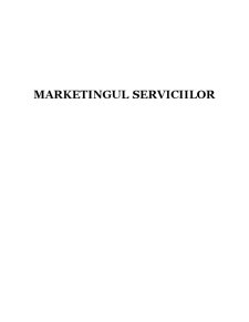 Marketingul Serviciilor - Pagina 1
