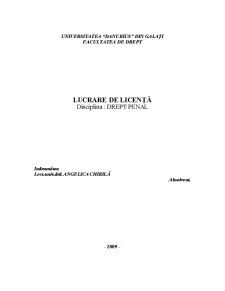 Reflectarea Normelor Constituționale în Dispozițiile Părții Generale ale Codului Penal Român - Pagina 1