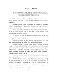Reflectarea Normelor Constituționale în Dispozițiile Părții Generale ale Codului Penal Român - Pagina 5