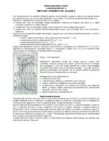 Microscopia electronică și metode termice de analiză - Pagina 1
