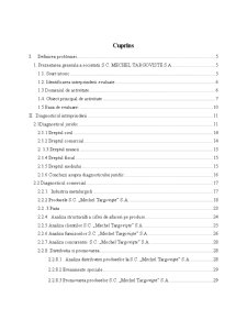 Evaluarea întreprinderii SC Mechel SA Târgoviște - Pagina 1