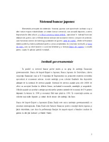 Monografie la sisteme și operațiuni bancare - sistemul bancar japonez - Pagina 3
