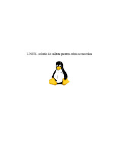 Linux - soluție de calitate pentru criza economică - Pagina 1