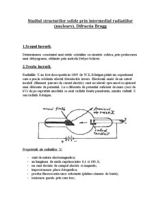 Studiul structurilor solide prin intermediul radiațiilor (nucleare). difracția Bragg - Pagina 2
