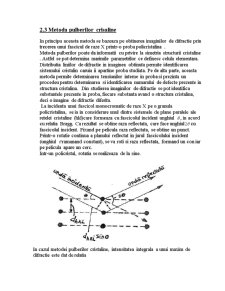Studiul structurilor solide prin intermediul radiațiilor (nucleare). difracția Bragg - Pagina 5