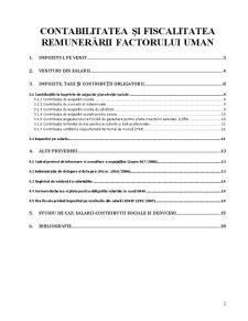 Contabilitatea și Fiscalitatea Remunerării Factorului Uman - Pagina 2
