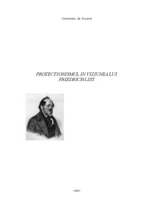 Protecționismul în viziunea lui Friedrich List - Pagina 1