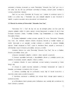 Fundamentarea și Finanțarea Cheltuielilor Bugetare la Universitatea Alexandru Ioan Cuza Iași - Pagina 5