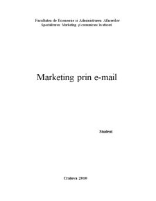 Marketing prin E-Mail - Pagina 1