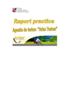 Raport de practică - Agenția Arias Turism - Pagina 1
