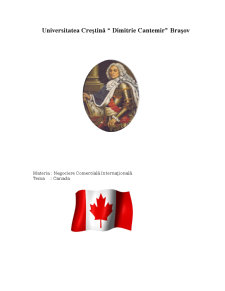 Stilurile de negociere comercială internațională. Studiu de caz Canada - Pagina 1