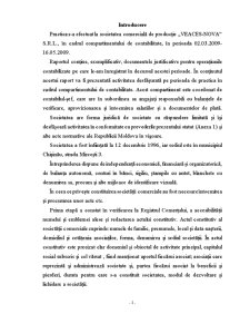 Raport privind practica de producție la Veaces-Nova SRL - Pagina 1