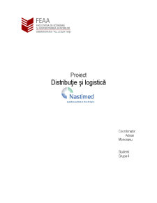Distribuție și logistică - Nastimed - Pagina 1