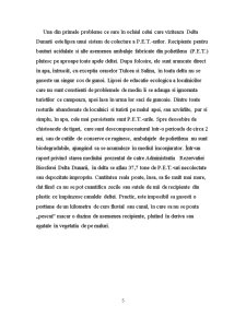 Poluarea Deltei Dunării - studiu de caz - Pagina 5