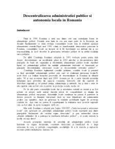Descentralizarea administrației publice și autonomia locală în România - Pagina 2