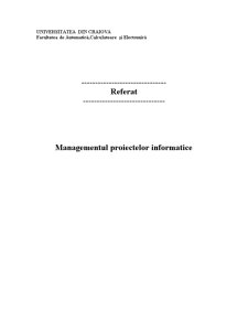 Managementul Proiectelor Informatice - Pagina 1