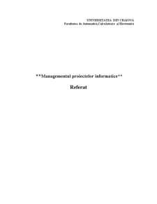 Managementul Proiectelor Informatice - Pagina 1