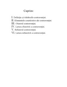 Elementele Constitutive ale Contravenției - Pagina 2