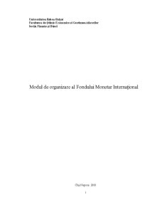 Modul de organizare și funcționare al FMI - Pagina 1