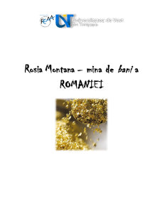 Roșia Montană - Mina de Bani a României - Pagina 1