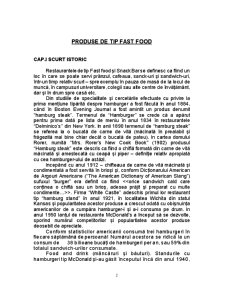Produse Tip Fast Food - Pagina 2