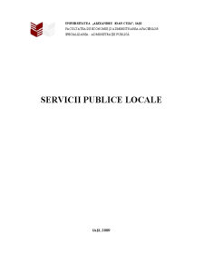 Servicii Publice Locale - Pagina 1