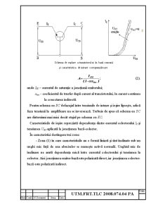 Analiza și modelarea tranzistoarelor bipolare și circuitelor în baza lor - Pagina 5