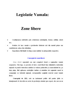 Legislație vamală - Pagina 1