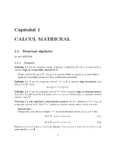Algebră liniară - Pagina 1