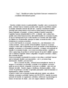 Sisteme bancare moderne și adaptarea sistemului bancar românesc la cerințele actuale - Pagina 1