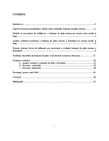 Analiza balanței de plăți a României în perioada 1990-2008 - Pagina 2