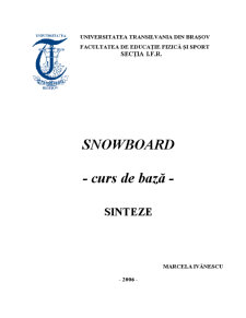 Snowboard - Curs de Bază - Pagina 1