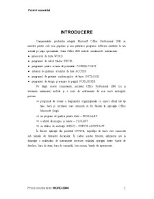Procesorul de Texte Word 2000 - Pagina 2