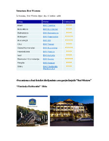 Management în comert, turism și servicii - lanțul hotelier Best Western - Pagina 5